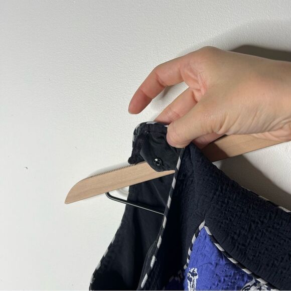 Bob Mackie Animal Print Sketch Wearable Art Blue and Black Dress - Picture 7 of 16